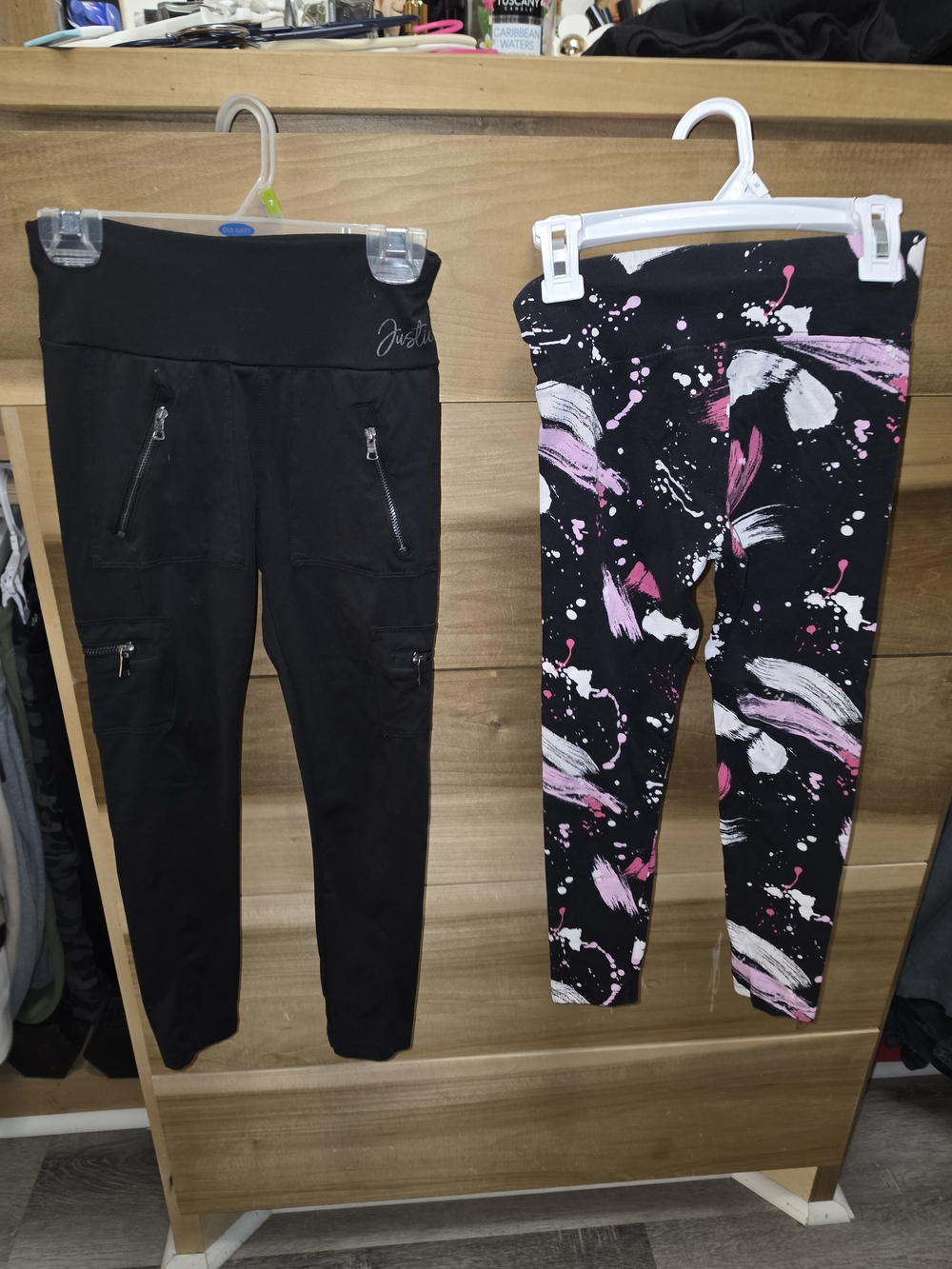 2 Pair Of Girls Justice Leggings